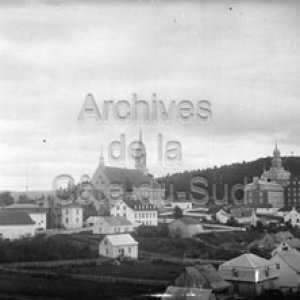 Vue du village de Sainte-Anne-de-la-Pocati&egrave;re