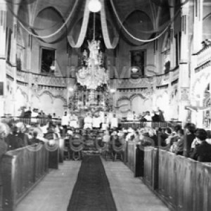 Ordination des abb&eacute;s Roland Pelletier et Henri Fortin &agrave; Saint-Roch-des-Aulnaies