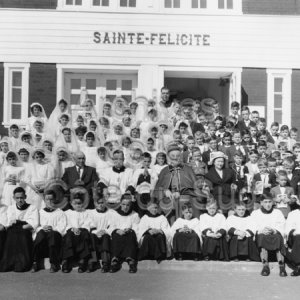 Confirmation des enfants &agrave; Sainte-F&eacute;licit&eacute;