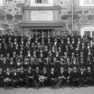 Groupe d&rsquo;&eacute;l&egrave;ves du cours classique au Coll&egrave;ge de Sainte-Anne