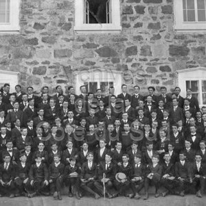 Groupe d&rsquo;&eacute;l&egrave;ves du cours classique au Coll&egrave;ge de Sainte-Anne