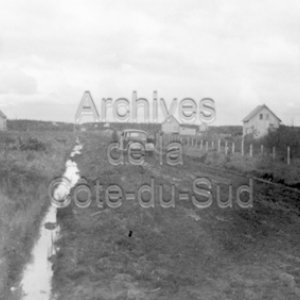 Chemin de rang &agrave; Preissac en Abitibi