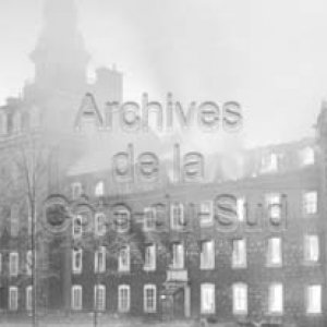 Incendie du Coll&egrave;ge de Sainte-Anne &agrave; La Pocati&egrave;re