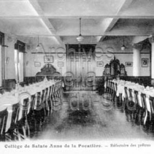 Coll&egrave;ge de Sainte-Anne de la Pocati&egrave;re. - R&eacute;fectoire des pr&ecirc;tres
