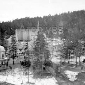 Cour de r&eacute;cr&eacute;ation du Coll&egrave;ge de Sainte-Anne &agrave; La Pocati&egrave;re