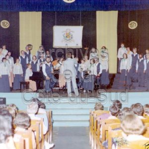 Concert de la chorale Hallelou donn&eacute; dans le cadre des f&ecirc;tes du150e anniveraire du Coll&egrave;ge de Sainte-Anne &agrave; La Pocati&egrave;re