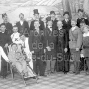 Pi&egrave;ce de th&eacute;&acirc;tre, L&rsquo;holocauste, jou&eacute;e par des &eacute;l&egrave;ves au Coll&egrave;ge de Sainte-Anne &agrave; La Pocati&egrave;re