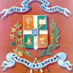 Armoiries du Coll&egrave;ge de Sainte-Anne &agrave; La Pocati&egrave;re
