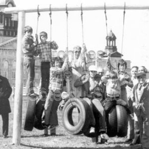 Lors de la journ&eacute;e des Anciens, inauguration de la piste d&rsquo;h&eacute;bertisme, du Coll&egrave;ge de Sainte-Anne &agrave; La Pocati&egrave;re