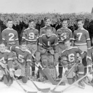 Equipe de hockey des externes du Coll&egrave;ge de Sainte-Anne &agrave; La Pocati&egrave;re