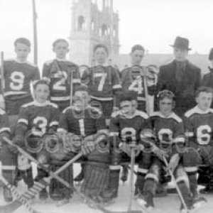 Equipe de hockey des externes du Coll&egrave;ge de Sainte-Anne &agrave; La Pocati&egrave;re