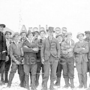 Premier groupe de colons &agrave; Sainte-Anne-de-Roquemaure en Abitibi
