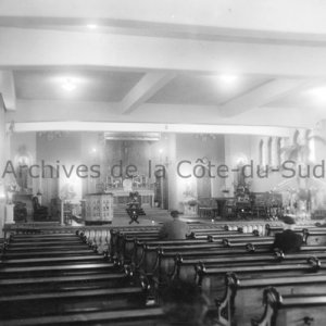 Vue int&eacute;rieure de l&rsquo;&eacute;glise