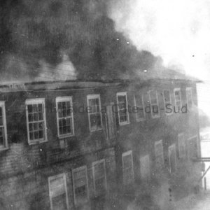 Incendie de l’usine à bois du collège
