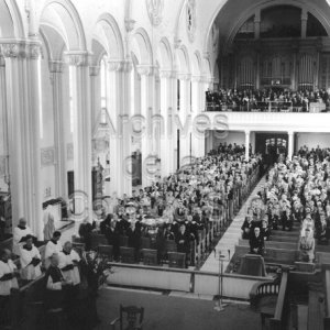 La messe d&rsquo;actions de gr&acirc;ces &agrave; la chapelle du coll&egrave;ge