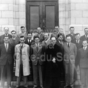 Groupe de professeurs de l&rsquo;&Eacute;cole d&rsquo;agriculture