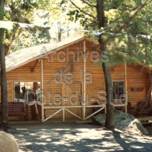 Le chalet du parc municipal &agrave; Mont-Carmel