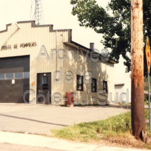 La caserne des pompiers de Mont-Carmel