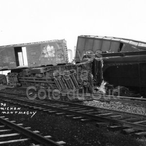 Un d&eacute;raillement &agrave; Montmagny