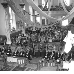Messe &agrave; l&rsquo;occasion des noces d&rsquo;argent sacerdotales de l&rsquo;abb&eacute; Alfred Thiboutot