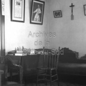 Bureau de l&rsquo;abb&eacute; Napol&eacute;on Dumont au presbyt&egrave;re de Cap Saint-Ignace